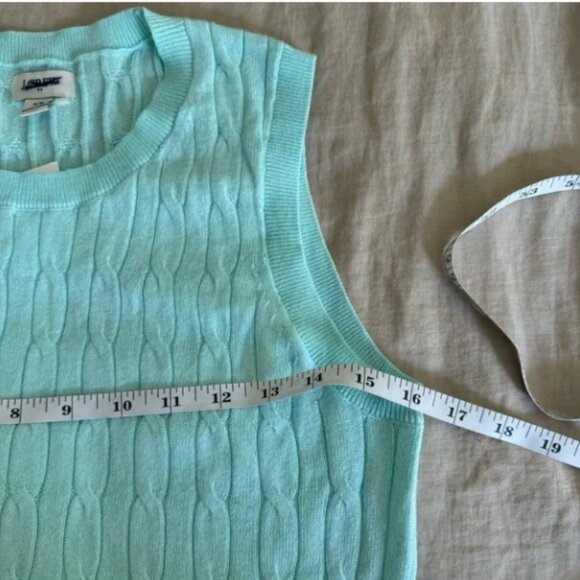 NWT J.Crew Factory Cable sweater shell - Picture 7 of 8